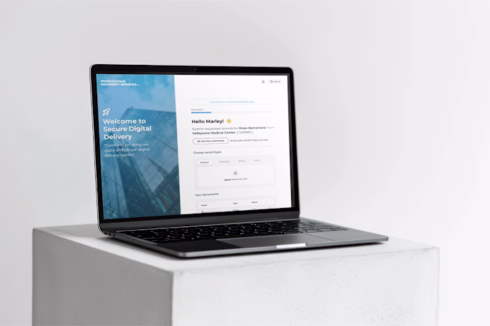 SaaS UX/UI For Document Submission Platform