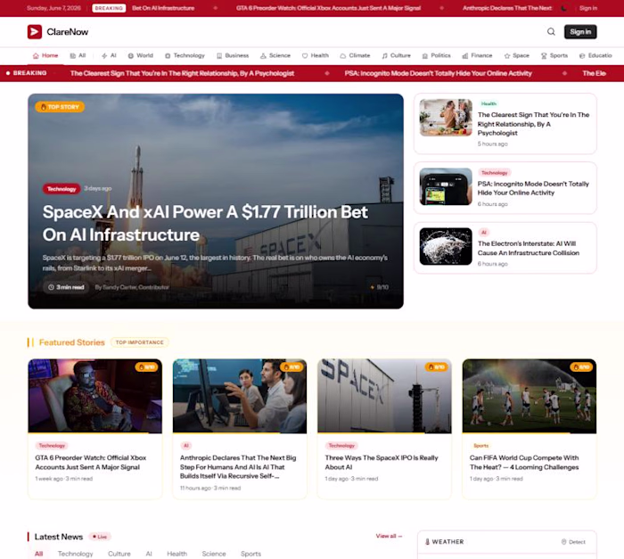Autonomous AI News Aggregation & Publishing Platform
