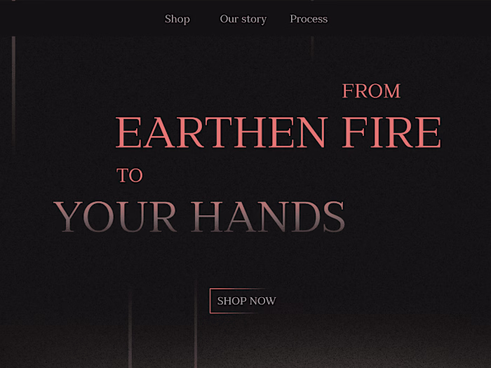 Robert’s Pottery - Branded Website Design (Ecommerce - Ceramist)