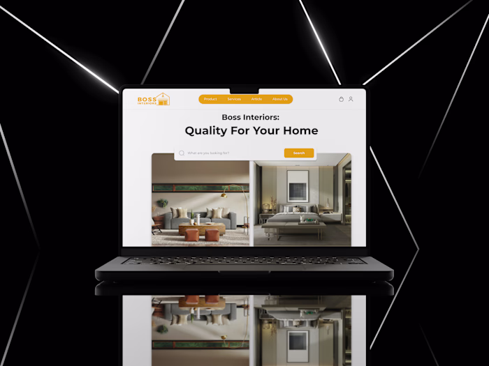 Boss Interiors - Web Design