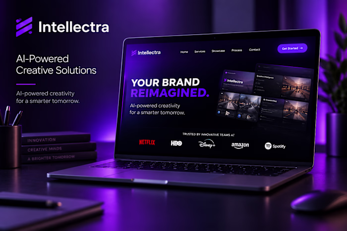 Created a modern website experience