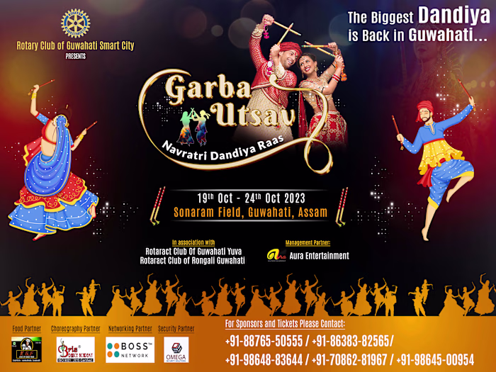 Posters and banners for an event
