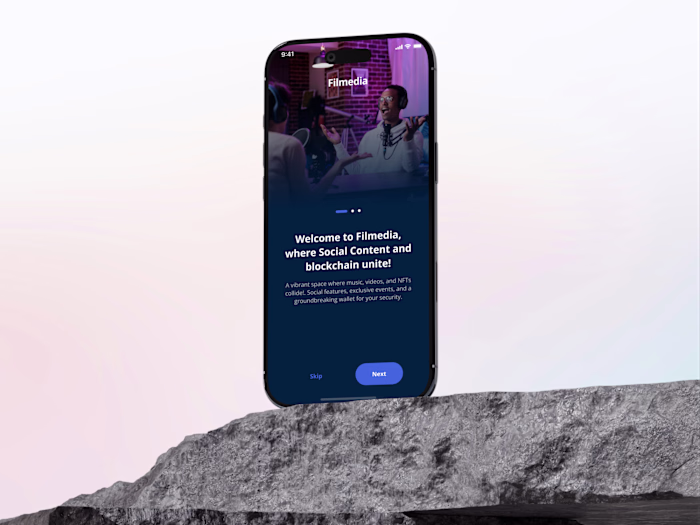 Filmedia Rebrand - Web3 Content Platform (Mobile)