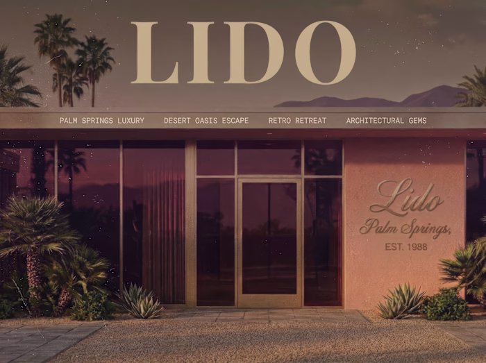 Lido | Boutique Hotel Brand & Web Design