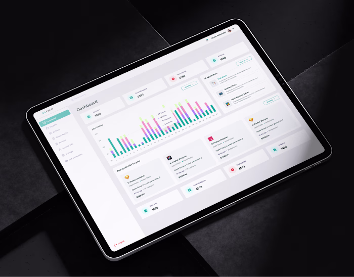Pylot AI - Job Finder Dashboard Design