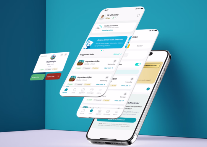 Slate Healthcare app—designed to offer