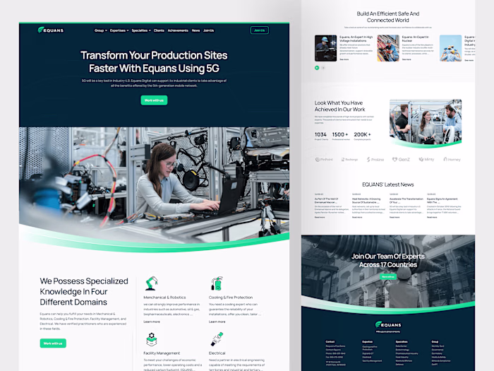 Energy Website Design