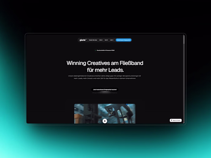 Glorie | Web Development & UI Optimization