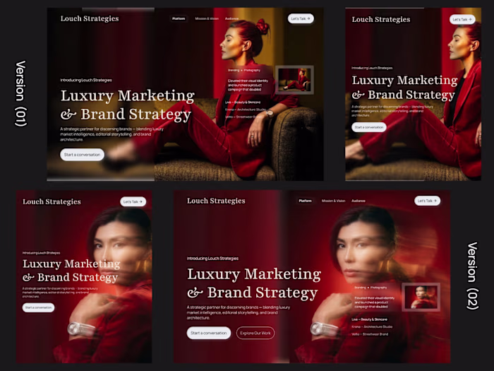 Personal Branding Site — Luxury Marketing & Brand Strategy
