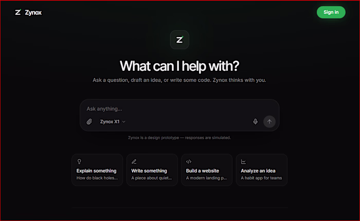 Zynox AI Conversational Platform Development