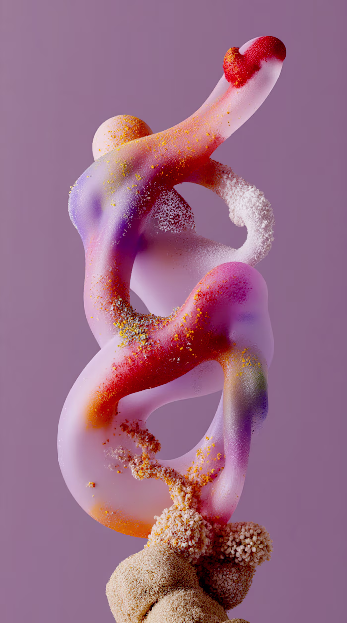 Abstract shapes with Flux inside Krea.