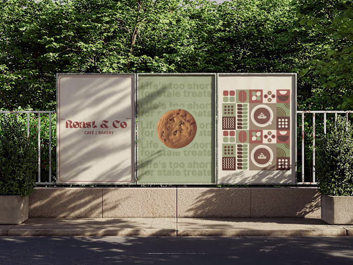 Roast & Co: Warm Branding for a Cozy Café Experience
