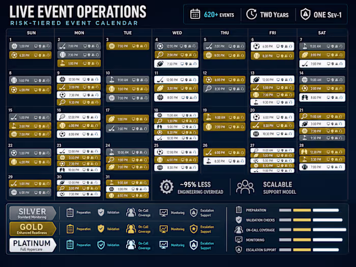 Scaling Live Event Operations Across 620+ Broadcasts