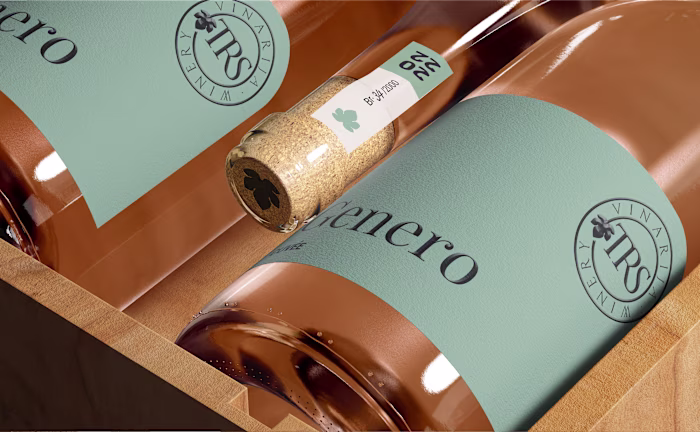 Minimal wine label