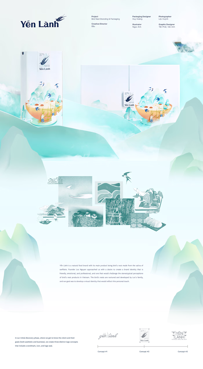 Yến Lành | Brand Identity & Packaging Design on Behance