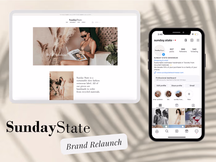 Sunday State Swimwear's Brand Relaunch