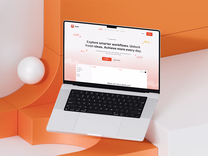 Modern AI SaaS Landing Page