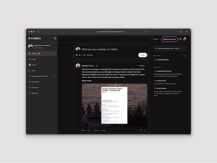 Should Contra UI Offer a Dark Mode for Night Owls?