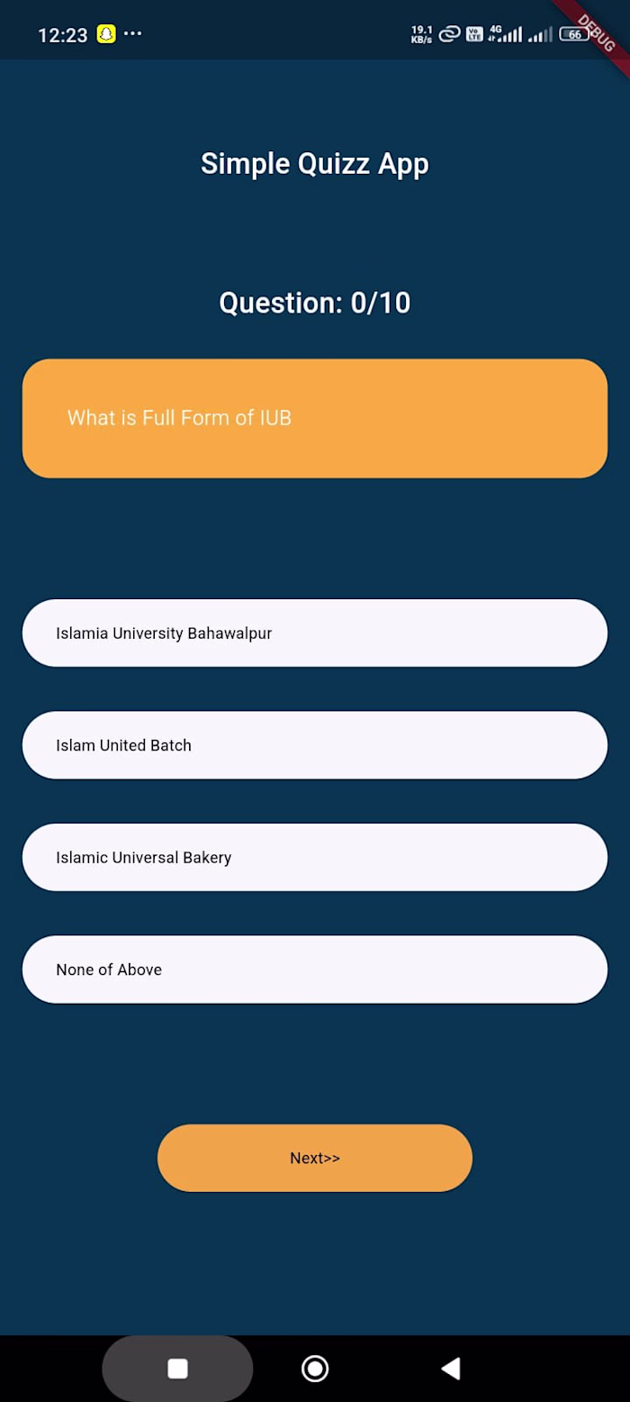 Simple Quiz App