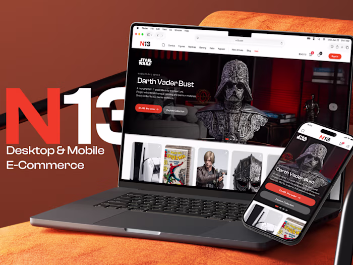 Geek Culture Store — UI/UX E-Commerce Concept