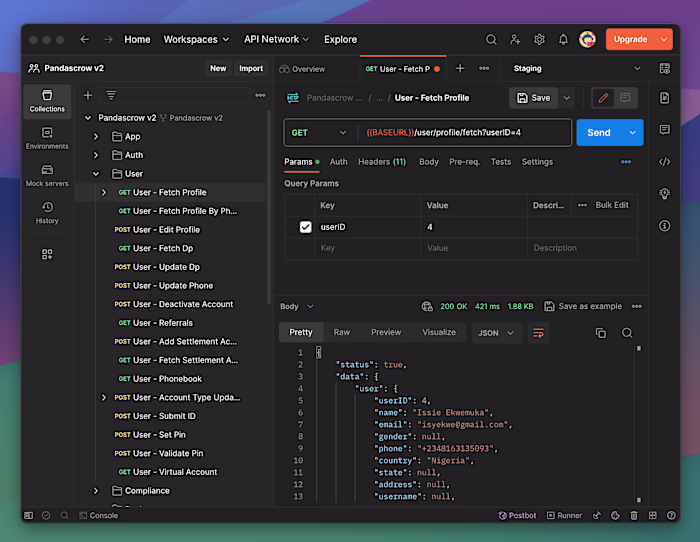 Refactoring a Codebase & Documenting Endpoints on Postman