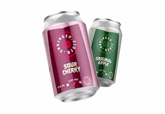 Unhinged Cider // Packaging