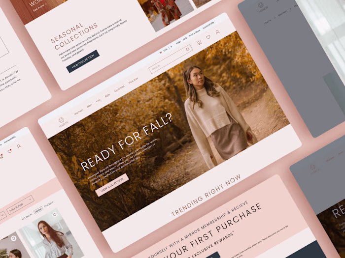 Mirror Fashion Website