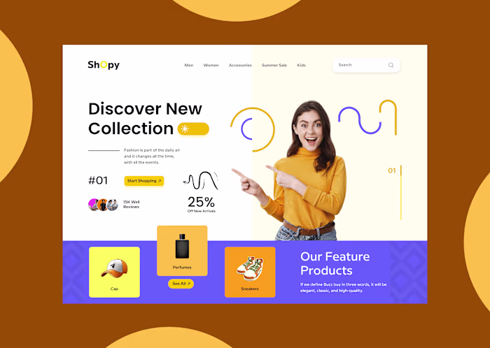 ECOMMERCE WEB REDESIGN