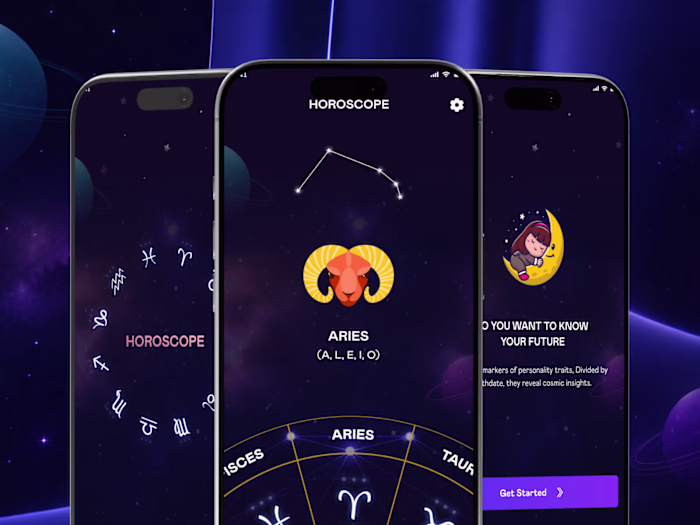 Horoscope & Astrology Mobile App Design