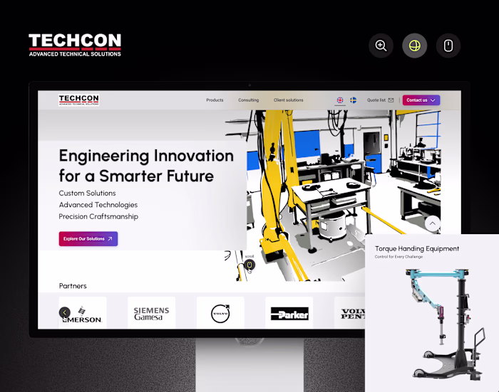TECHCON Website Redesign