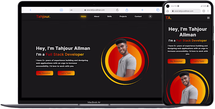 Tahjour's Portfolio