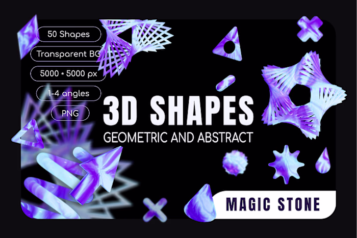 Day 2. Hey! 👋 I’m sharing a bunch of my 3D shapes( Figma Co...