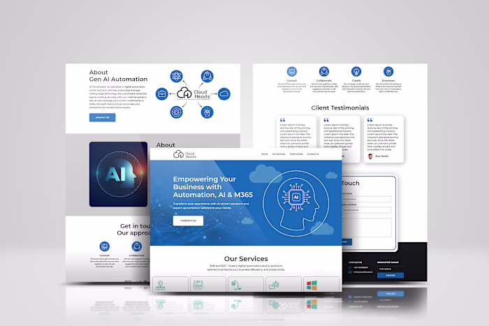 AI Automation & Microsoft 365 Consulting Website