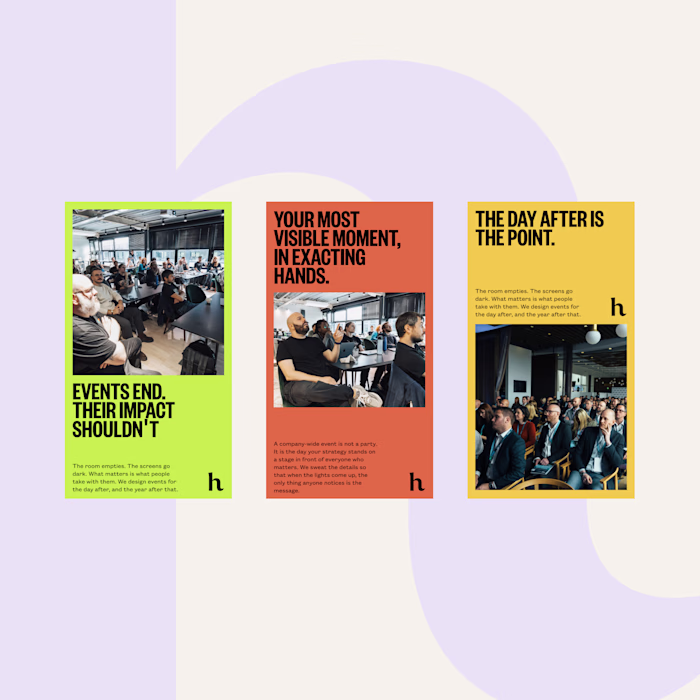 Meet herewith. A recent identity for a company that builds e...