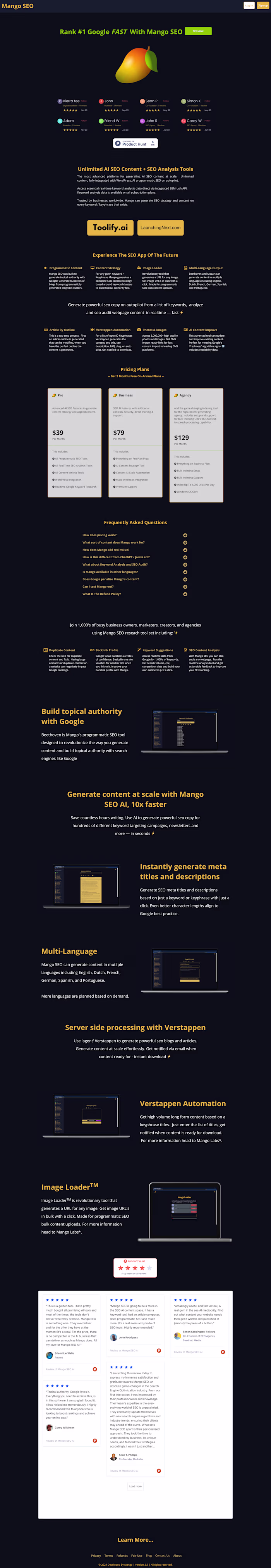 Mango SEO — AI-Powered SEO