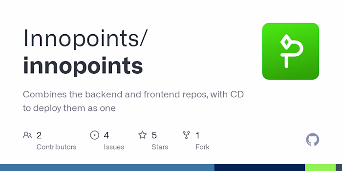 Combines the backend and frontend repos, with CD to deploy them…