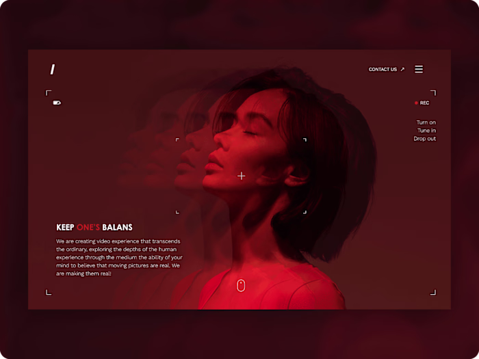 BALANS: Award-winning Website for Video Production Studio