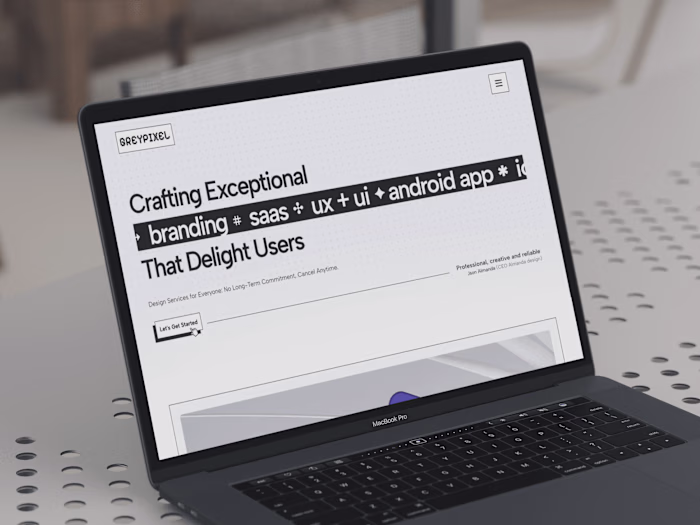 GreyPixel — Cleanest Agency Template