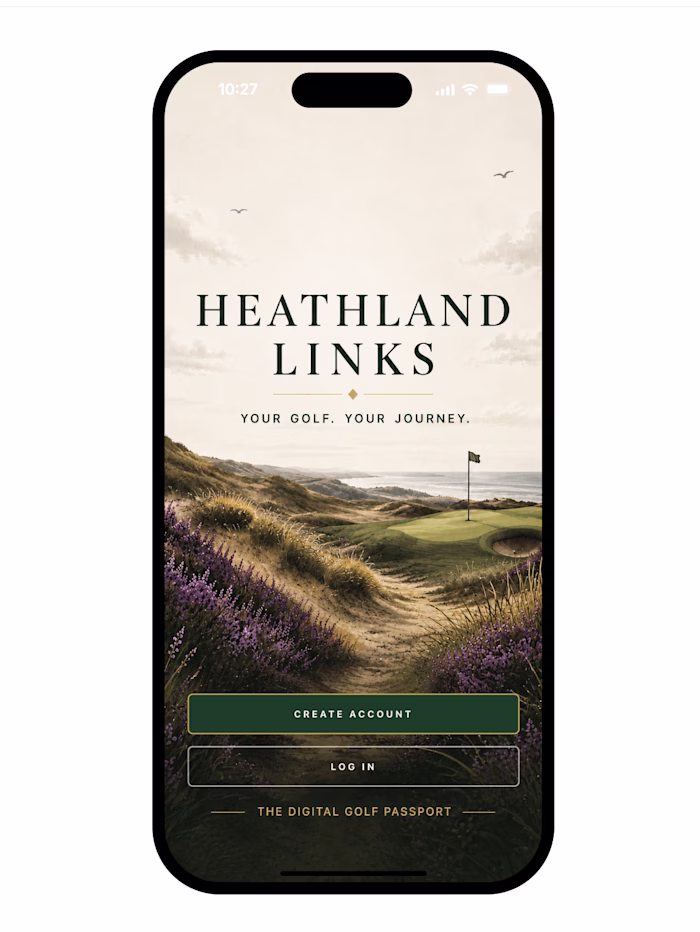 Heathland Links — Golf Discovery App, Design to Deploy