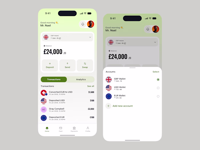Simplifying account management, transactions, and