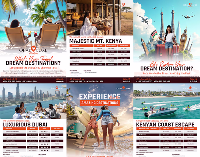 Tours and Travel Social Media Posts