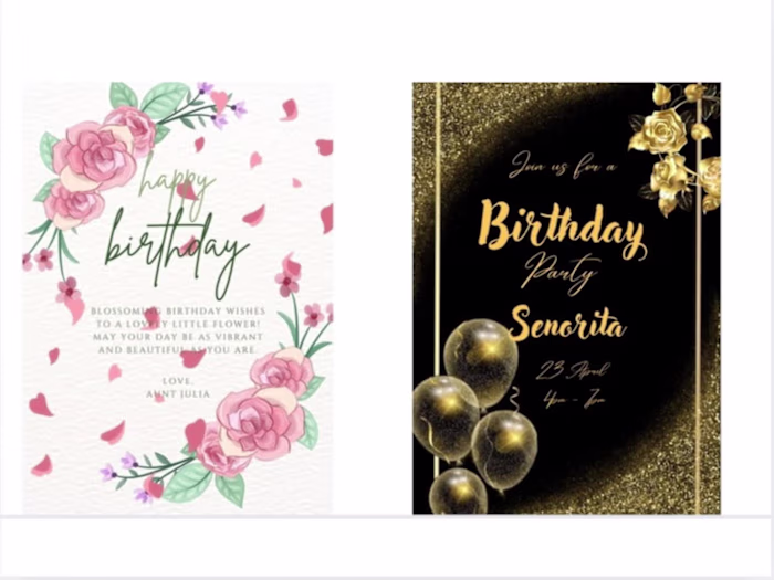 Elegant birthday bliss 