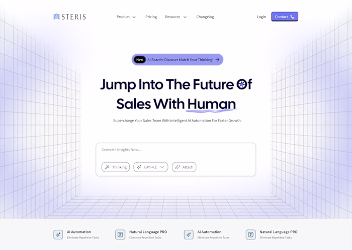 WEBSITE AUTOMATION LANDING PAGE HERO