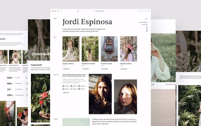 Senzill Portfolio