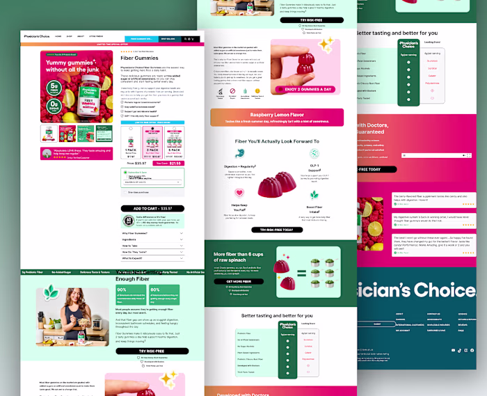 Product page for Physician’s choice