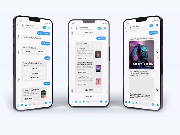 PartyBunny Event Discovery Platform with Chatbot Integration 