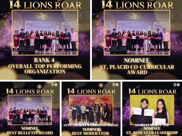 Announcement of Awards won 