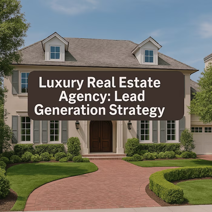 Luxury Real Estate Agency Lead Generation Strategy