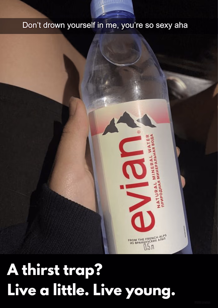 Gen-Zifying Evian