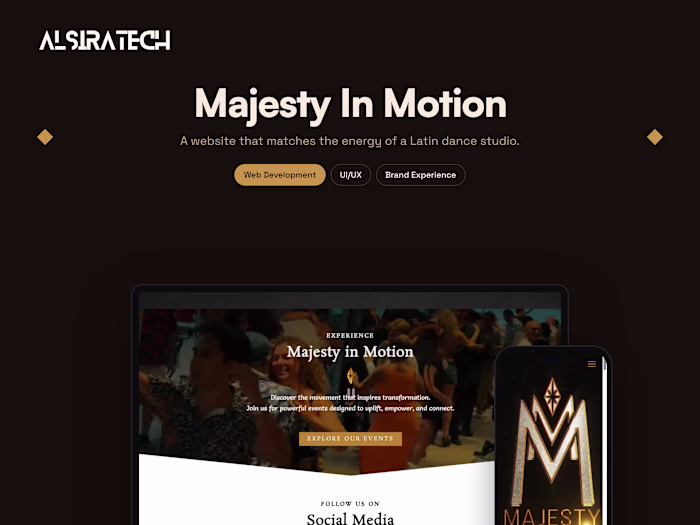 Majesty In Motion Website Case Study